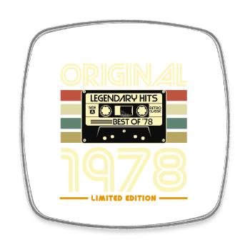 Original 1978 Cassette rétro limitée - Magnet carré - blanc - Devant