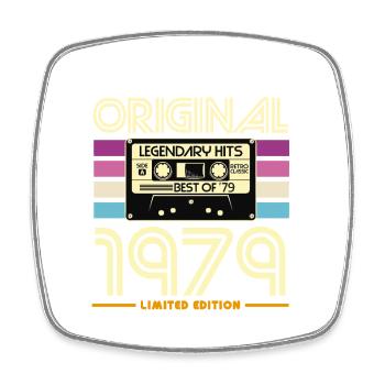Cassette 1979 Original Hits - Square fridge magnet - white - Front