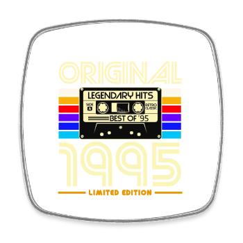 Originale limitierte Kassette von 1995 - Viereckiger Kühlschrankmagnet - Weiß - Vorne