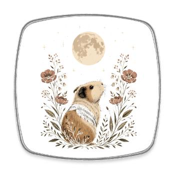 Ideal gift for animal and nature lovers - Square fridge magnet - white - Front