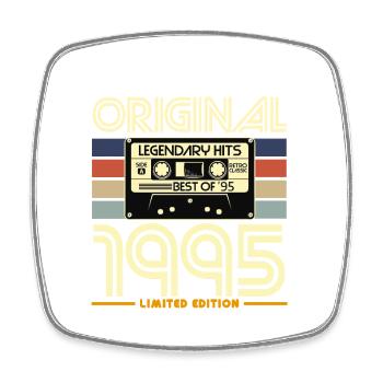 1995 Cassette Rétro Original - Magnet carré - blanc - Devant