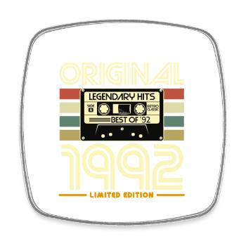 Original 1992 Cassette Limited - Square fridge magnet - white - Front