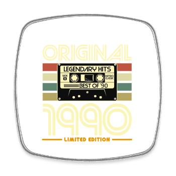 Original 1990 Rétro Cassette Édition - Magnet carré - blanc - Devant