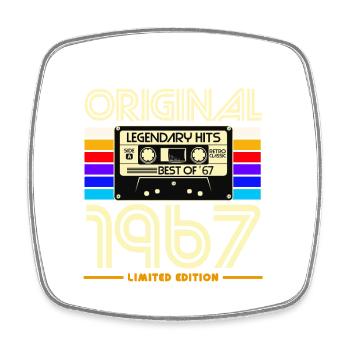 Original 1967 Limited Edition Retro - Square fridge magnet - white - Front