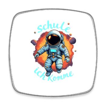 Schulkind 2026 Einschulung 2026 Schulanfang - Viereckiger Kühlschrankmagnet - Weiß - Vorne