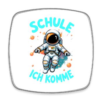 Schulkind 2026 Einschulung 2026 Schulanfang - Viereckiger Kühlschrankmagnet - Weiß - Vorne