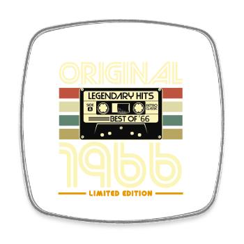 1966 Limited Edition Kassette - Viereckiger Kühlschrankmagnet - Weiß - Vorne