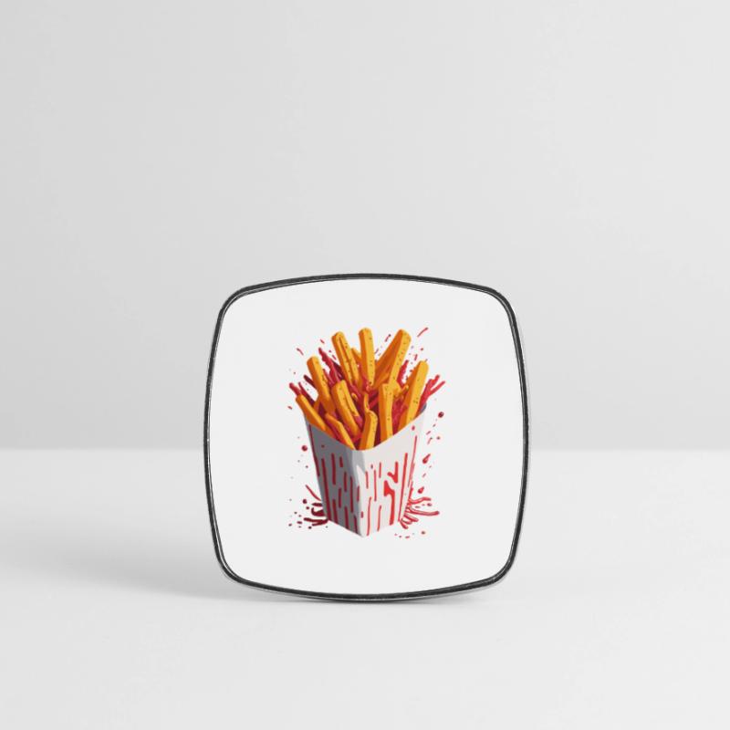 Explosive Chips Square fridge magnet