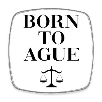 Avocat avocat Avocat Cool Dicton - Magnet carré - blanc - Devant