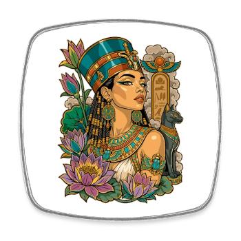 Queen of Egypt - Square fridge magnet - white - Front