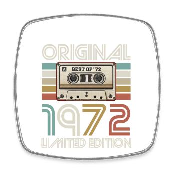 Original 1972 Édition Cassette Limitée - Magnet carré - blanc - Devant