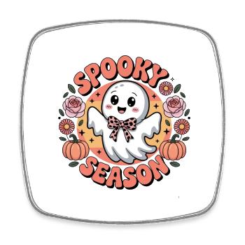 Spooky Season Halloween - Square fridge magnet - white - Front