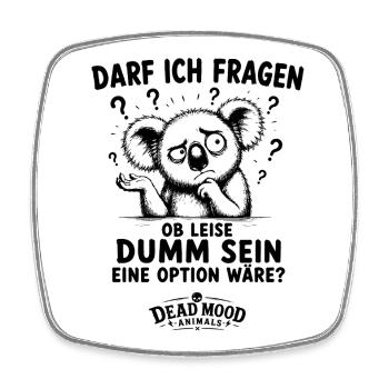 Sarkasmus Humor | Lustiges Geschenk für Kollegen - Viereckiger Kühlschrankmagnet - Weiß - Vorne