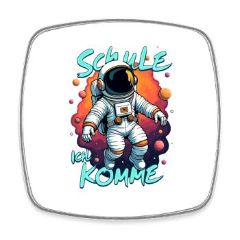 Schulkind 2026 Einschulung 2026 Schulanfang - Viereckiger Kühlschrankmagnet - Weiß - Vorne