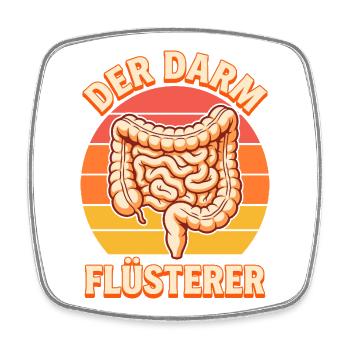Der Darm Flüsterer - Arzt & Gastroenterologe - Viereckiger Kühlschrankmagnet - Weiß - Vorne