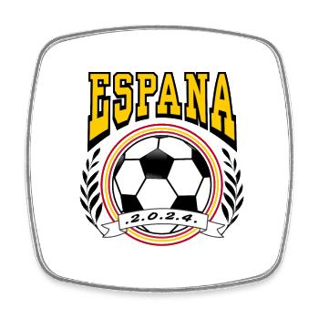EM 2024 Shirts Spanien Fußball Football Soccer - Viereckiger Kühlschrankmagnet - Weiß - Vorne