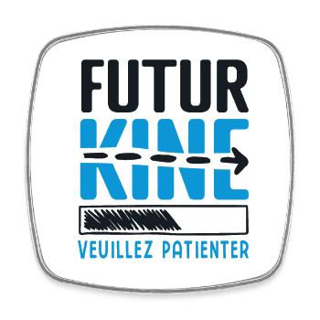 Future KINE- Gift Idea PHYSIO - Square fridge magnet - white - Front