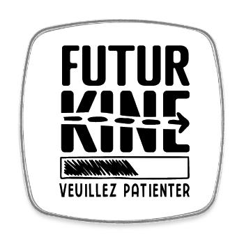 Future KINE- Gift Idea PHYSIO - Square fridge magnet - white - Front