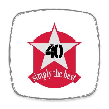 birthday - Square fridge magnet - white - Front
