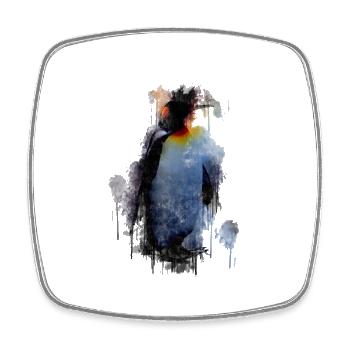 Pinguin eisvogel geschenk shirt - Viereckiger Kühlschrankmagnet - Weiß - Vorne