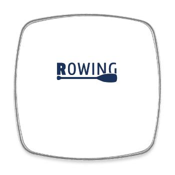 Rudern Ruderboot Ruderer Rowing Rudersport - Viereckiger Kühlschrankmagnet - Weiß - Vorne