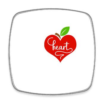 Teacher Teacher Gift Lecturer Lecturer Sweet Shirt - Square fridge magnet - white - Front