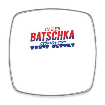 Serbien In der Batschka geboren zum Helden auserko - Viereckiger Kühlschrankmagnet - Weiß - Vorne