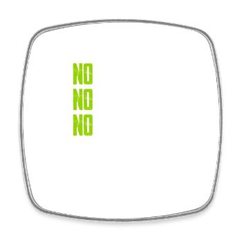 No Farmers - No Food - No Future - Bauer Landwirt - Viereckiger Kühlschrankmagnet - Weiß - Vorne