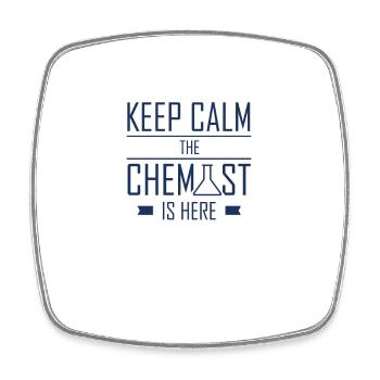 Chimie chimiste équipe chimiste chimiste - Magnet carré - blanc - Devant
