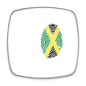 Afrika Afrika Geschenk Afrikanische Kleidung - Viereckiger Kühlschrankmagnet - Weiß - Vorne