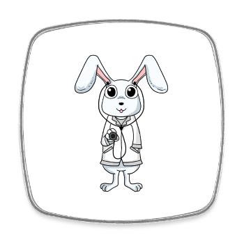 doctor doctor nurse veterinarian - Square fridge magnet - white - Front