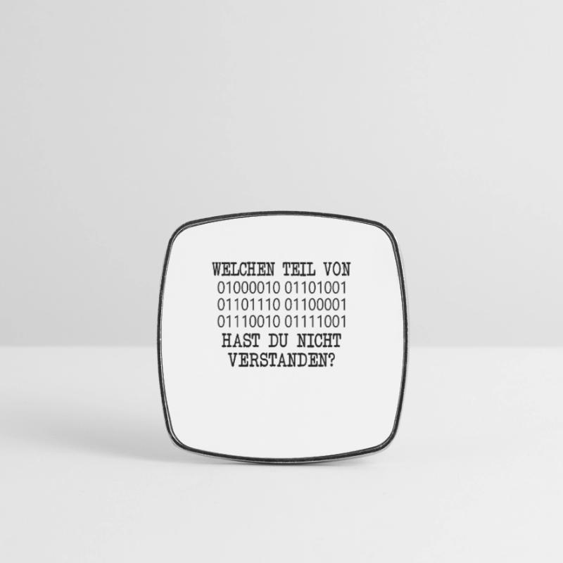 lustige admin Programmierer Linux IT Geschenkidee Viereckiger Kühlschrankmagnet