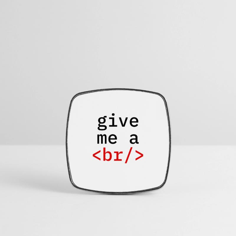 Coder Coding Pause Programmierer Viereckiger Kühlschrankmagnet