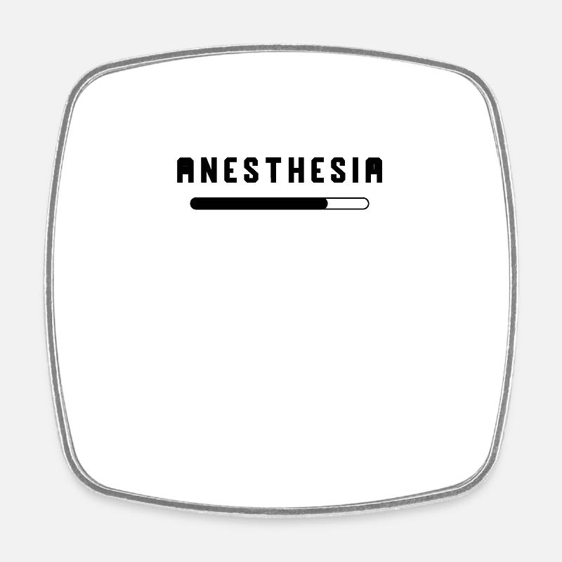 Anesthetist anesthetist anesthesia anesthesia profession - Square fridge magnet - white