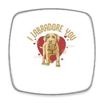 Labrador, Labrador Hund, Labrador retriever, - Viereckiger Kühlschrankmagnet - Weiß - Vorne