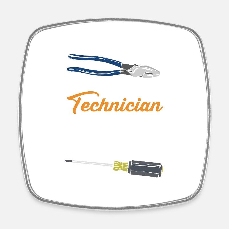Maintenance Technician Because You Broke Something - Magnet carré - blanc