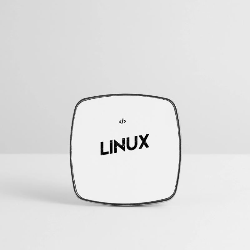 Programmierer Linux Geschenk Open Source Viereckiger Kühlschrankmagnet