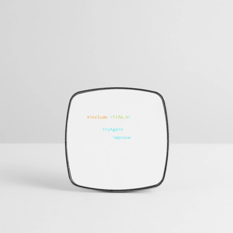 Entwickler Programmierer Erfolgs Code Coder Viereckiger Kühlschrankmagnet