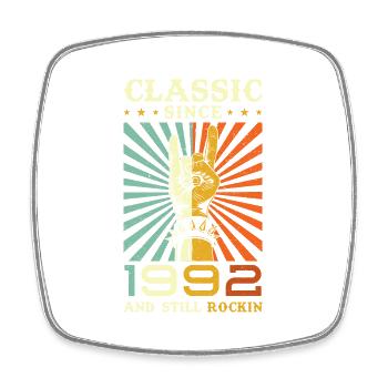 Birthday 1992 Classical music since 1992 - Square fridge magnet - white - Front