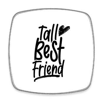 Great Best Friend Friendship Friends - Square fridge magnet - white - Front