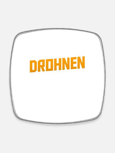 FPV Drohnen Pilot RC Modellbau Renndrohne - Viereckiger Kühlschrankmagnet - Weiß