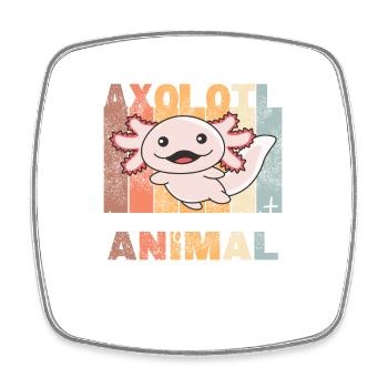 Axolotl Is My Spirit Animal - süße Axolotl vintage - Viereckiger Kühlschrankmagnet - Weiß - Vorne