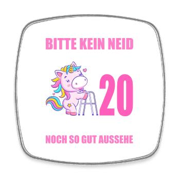 20 Jahre verheiratet lustig 20. Hochzeitstag - Viereckiger Kühlschrankmagnet - Weiß - Vorne