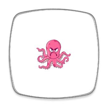 Octopus Octopus Ocean j’aimerais être une pieuvre - Magnet carré - blanc - Devant