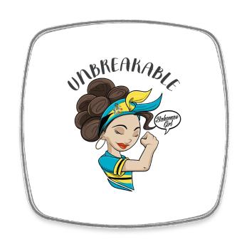 Bahamas Girl Unbreakable I Bahamas Heritage I - Square fridge magnet - white - Front