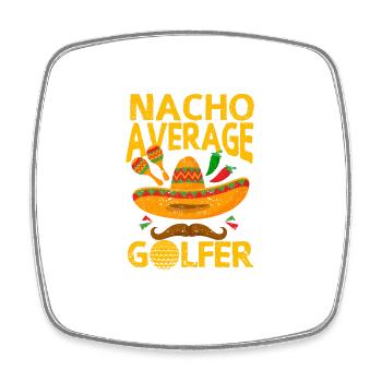 Nacho Golfeur moyen Cinco De Mayo Lust - Magnet carré - blanc - Devant