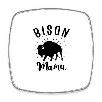 Bison Buffalo Water Buffalo National Park - Square fridge magnet - white - Front