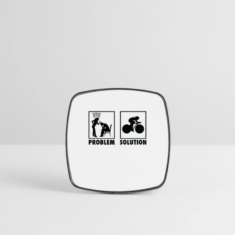 Cycling Cyclist Statement Problem Solution. Square fridge magnet