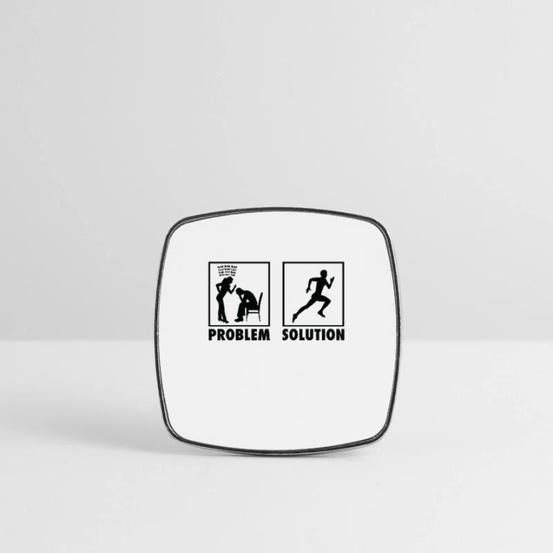 Athletics Athletes Statement Problem Solution. Square fridge magnet