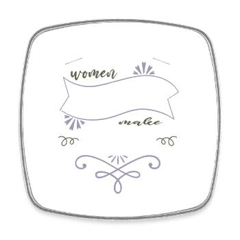cadeau libéral idée cadeau santé mentale fille drôle - Magnet carré - blanc - Devant